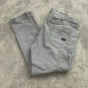 Ariat FR Pants Mens 42x29 Gray M4 Relaxed Boot Cut Workwear Outdoor Cat 2 Work